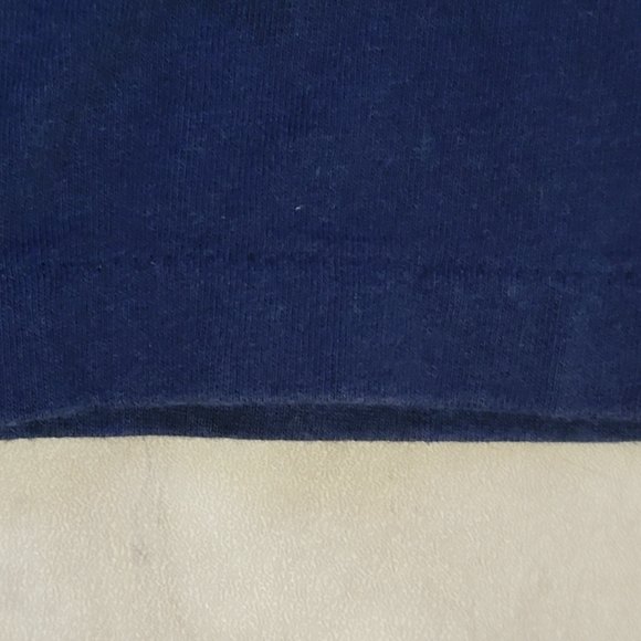 Vintage Oneita Power-T Blue Charlie Rose Single Stitched T-Shirt XXL - Picture 6 of 10